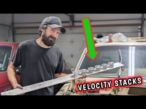 Making Velocity Stacks For Vortec 4200 Swapped Volvo Wagon!!!