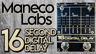 Video thumbnail for Maneco Labs 16 Second Digital Delay by Pedal Experiments