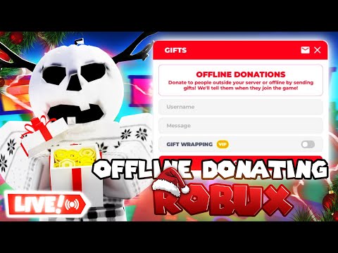 💰GIFTING & DONATING IN ROBLOX PLS DONATE (CHRISTMAS UPDATE🎅) ! TTS = ON🔴FT: @HeySkyfall
