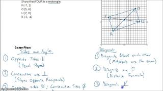 8.7 Proving Quadrilaterals in Coordinate Geometry