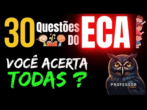 ECA ATUALIZADO: Estatuto da Criança e do adolescente | Eca para Concursos