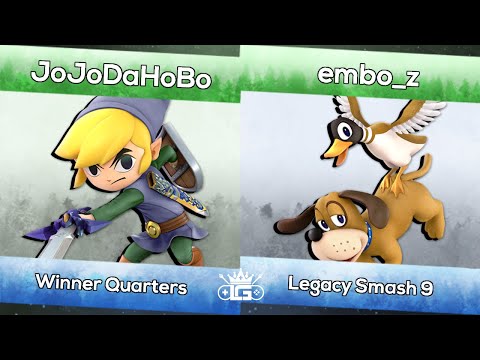 JoJoDaHoBo (Toon Link) vs. embo_z (Rosalina, Duck Hunt) | Legacy Smash #9 | Winners Quarter Final