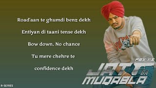 Jatt Da Muqabla (Lyrics) - Sidhu Moose Wala