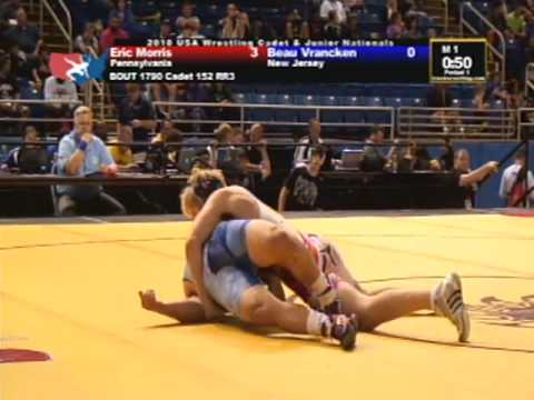 Cadet Freestyle 152 pounds - Eric Morris vs. Beau Vrancken