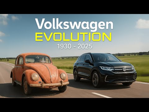 VOLKSWAGEN CAR EVOLUTION (1938 – 2025) | From Beetle to Trinity Concept