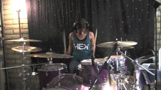 Lindsey Raye Ward - Flyleaf - Bury Your Heart (Drum Cover)