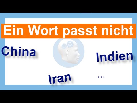 Sprachliche Logik: Ein Begriff passt nicht in die Reihe | Aufgabe mit Lösung | Einstellungstest | #1
