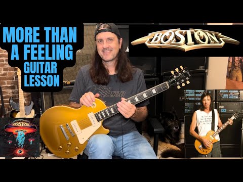 How To Play More Than A Feeling By Boston - Guitar Lesson - Tom Scholz