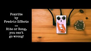 Video thumbnail for Tgv demos : Fredric Effects Foxrite by Tales from Germanium Valley