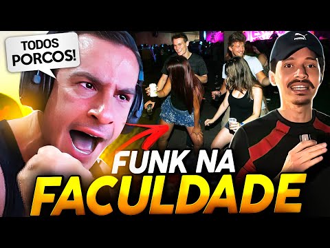 SUPER XANDÃO REAGINDO A WILKER LEÃO NO BAILE FUNK DA UNIVERSIDADE