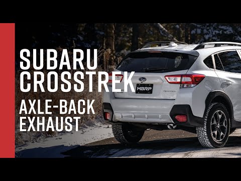 2018+ SUBARU CROSSTREK // MBRP 2.5" Axle-Back, Single Rear Exit Exhaust