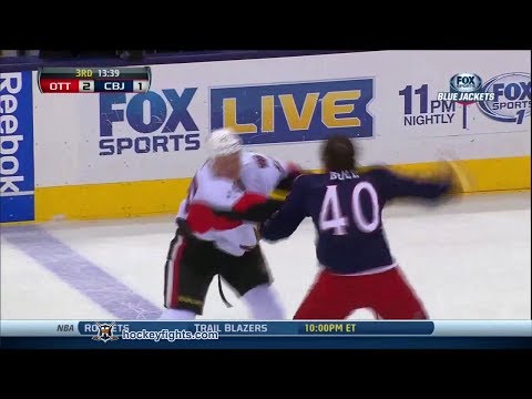 Chris Neil vs Jared Boll Nov 5, 2013