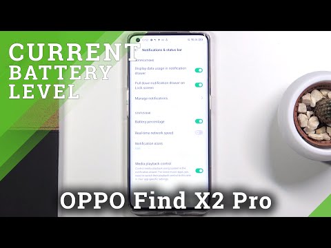 How to Enable Battery Percentage In Status Bar in OPPO Find X2 Pro – Battery Percentage