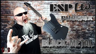 Video thumbnail for LTD / ESP PHOENIX BLACK METAL REVIEW & DEMO by Steve Ricardo
