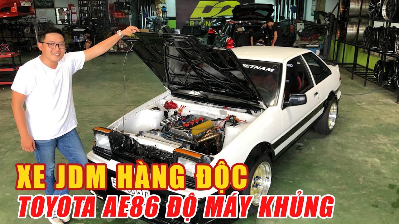 Hàng cực độc TOYOTA AE86 độ máy xe đua 11000rpm bởi D2 Racing Vietnam