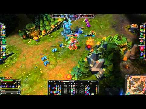 Dopa - Insane Zed play vs Orianna - Korean Ranked SoloQ - Season 2014 - League of Legends