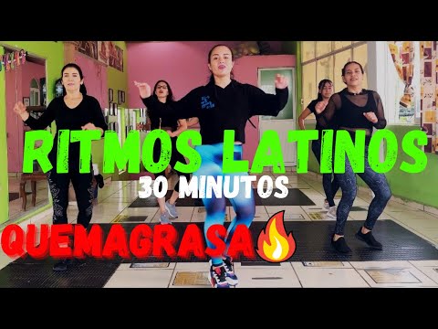 30 min de RITMOS LATINOS | CARDIO BAILE | Rutina para bajar de peso y tonificar en casa