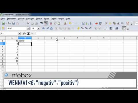 LibreOffice und OpenOffice Calc - Die Funktion WENN