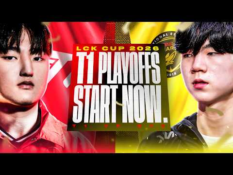 T1 PLAYOFFS RUN BEGINS VS FEARX LCK CUP 2026