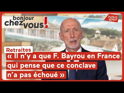 Jean-Raymond Hugonet : « Il n’y a que F. Bayrou en France qui pense que ce conclave n’a pas échoué »