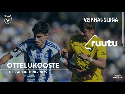 Ottelukooste: HJK – AC Oulu 20.7.2025 (Veikkausliiga)