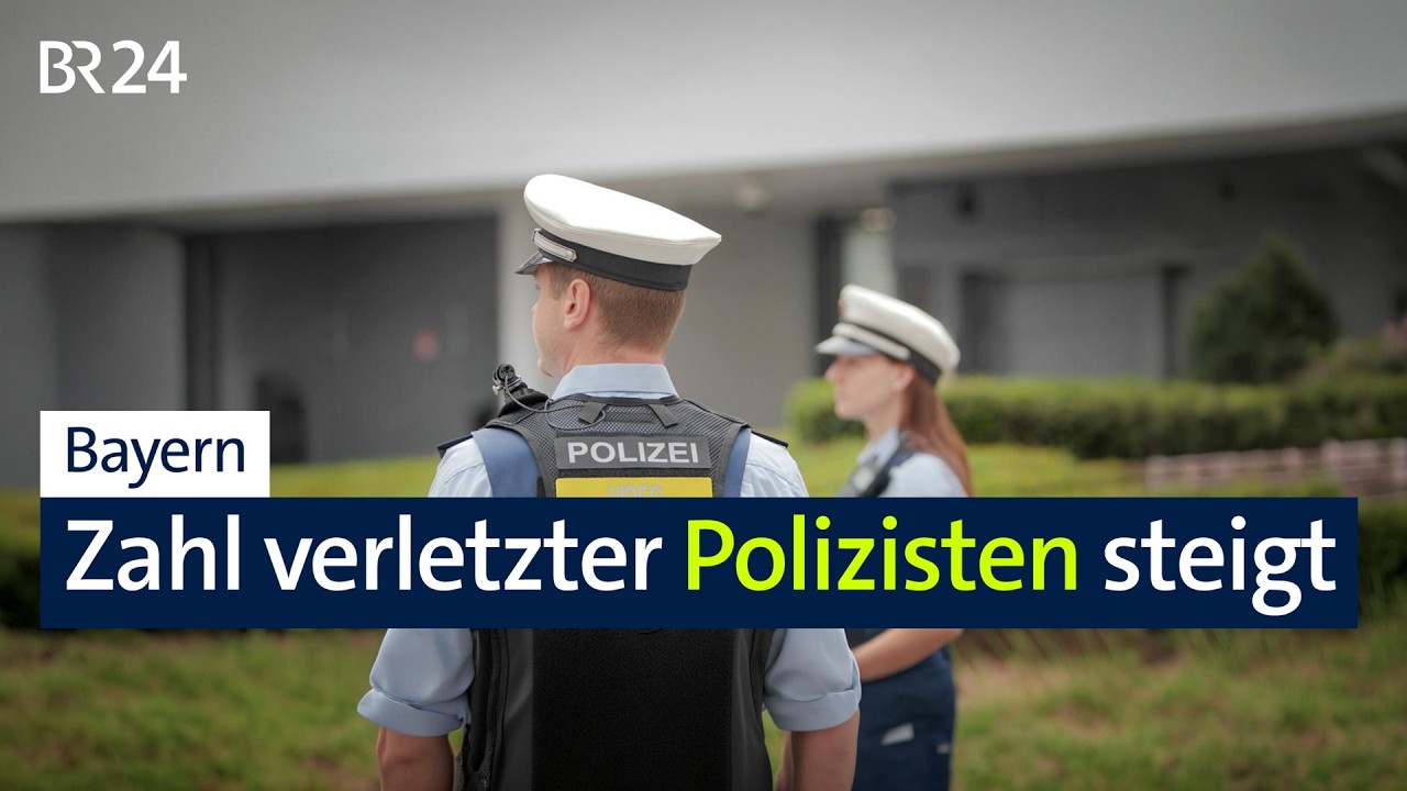 Angriffe: Bayerns Polizei immer häufiger verletzt | BR24