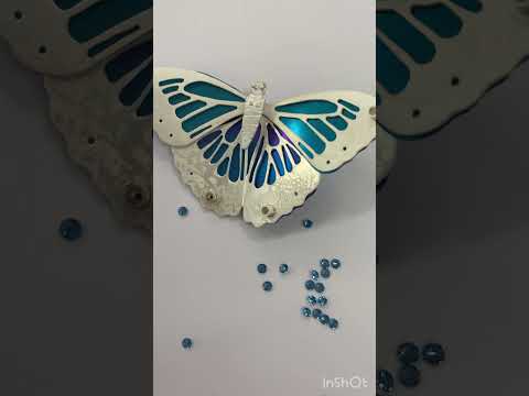 BLUE MORPHO NECKLACE