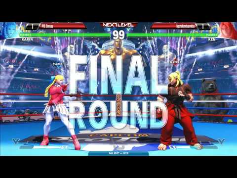 SFV @ NLBC v.23 Losers Finals - PIE Smug (Karin) vs IGotDemBombs (Ken)[720P60FPS]