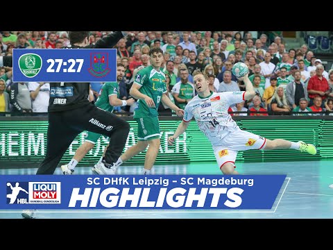 SC DHfK Leipzig – SC Magdeburg 27:27 | Handball-Highlights