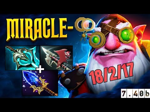 MIRACLE- SNIPER Mid GOD MODE 🎯 | Perfect Positioning | Patch 7.40b