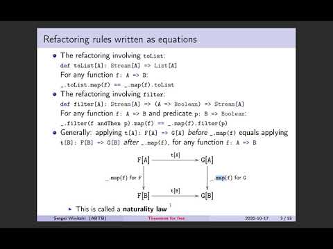 Explaining "theorems for free" and parametricity, for practicing programmers. With code in Scala