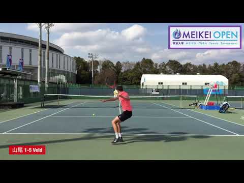 【筑波/予決】山尾玲貴(関大) 対 Mick VELDHEER(オランダ) 2019 筑波大学Meikeiオープンテニス 予選決勝