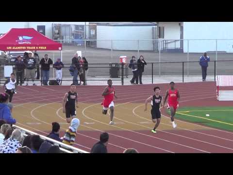 FSB 200m vs Troy 3-12-14 - Los Alamitos Boys