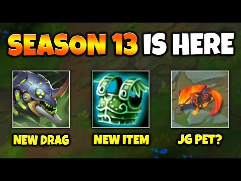 THE FIRST GAME OF SEASON 13! RIOT MADE SOME HUGE CHANGES (JUNGLE PETS?!)