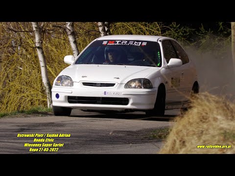 Ostrowski Piotr / Sajdak Adrian - Honda Civic - Wiosenny Super Sprint Ropa 27-03-2022