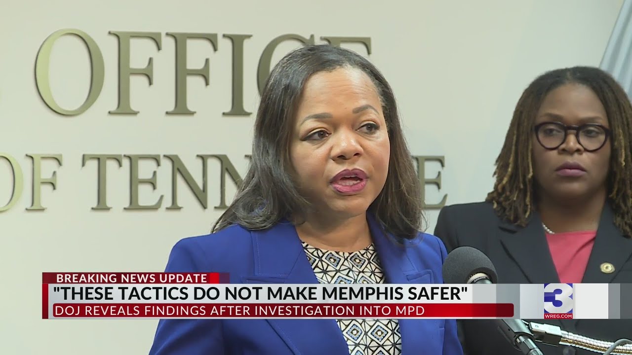 Justice Dept. says it could sue Memphis to force police reform