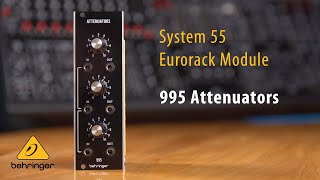 Video thumbnail for 995 Attenuators Eurorack Module by Behringer