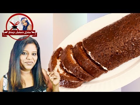 Chocolate Cake | Chocolate Swiss Roll Cake | How to Make Chocolate Swiss Roll Cake