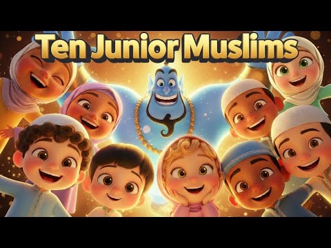 10 Junior muslims | Ten junior muslims | Muslim Children's Nursery Rhyme | #islamiccartoon #kids