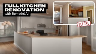 Major Kitchen Transformation with Remodel AI: Step-by-Step Renovation Tutorial