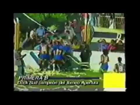 Dock Sud 2 - Deportivo Armenio 0 (Primera B Apertura 1994) Dock Sud Campeón