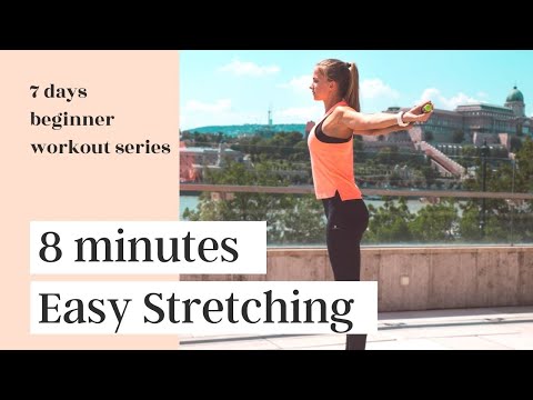 Könnyű otthon végezhető 8 perces nyújtás - 7 napos kezdő edzéssorozat
