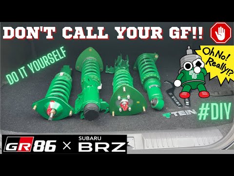 [GR86·BRZ] Remove/Install Coilovers (By Yourself) #DIY