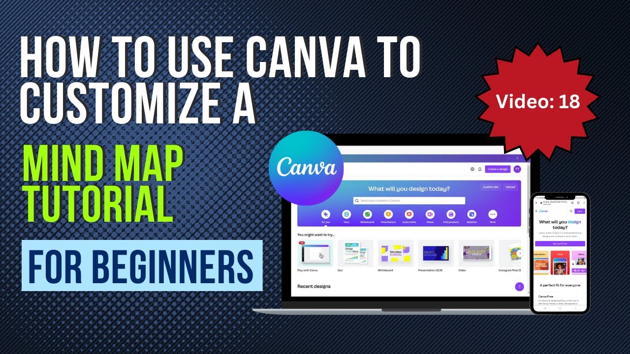 How To Use Canva To Customize A Mind Map: Tutorial For Beginners