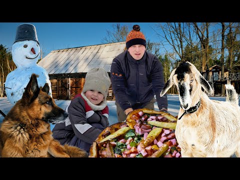 НЕВЕРОЯТНАЯ ЖИЗНЬ В ЛЕСУ! 🌲🐦 СЕМЬЯ СРЕДИ ЖИВОТНЫХ на Черничном Хуторе