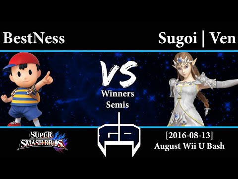 [2016-08-13] Wii U - BestNess (Ness) vs Sugoi | Ven (Zelda) WS
