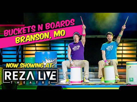 BUCKETS N BOARDS COMEDY PERCUSSION SHOW in BRANSON, MO!!