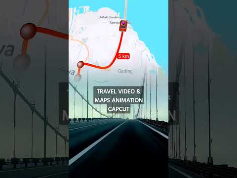 Capcut MAKE TRAVEL VIDEO WITH MAPS ANIMATION Results