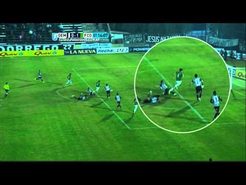 ¿Fue adentro del área? Gimnasia (M) 0 - Ferro 1. Fecha 20. B Nacional 2015. FPT.