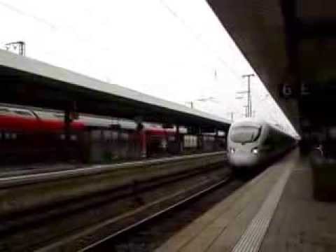 Einfahrt ICE T der DB in Nürnberg